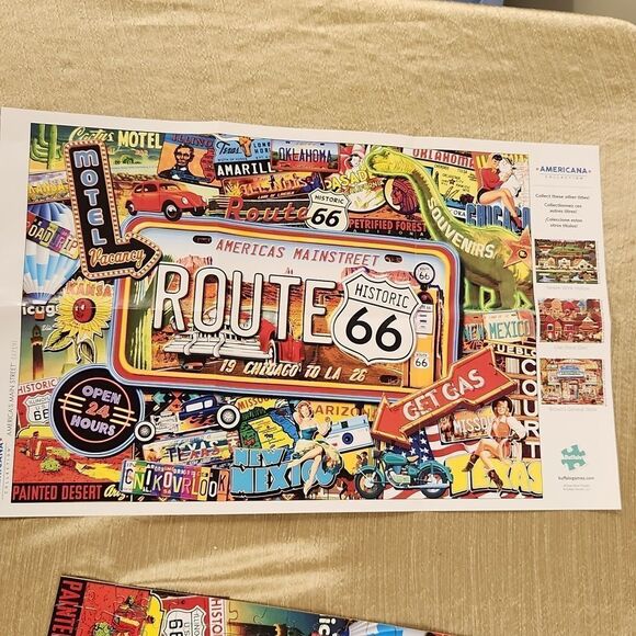 Route 66 500 Piece Puzzle - Picture 3 of 4